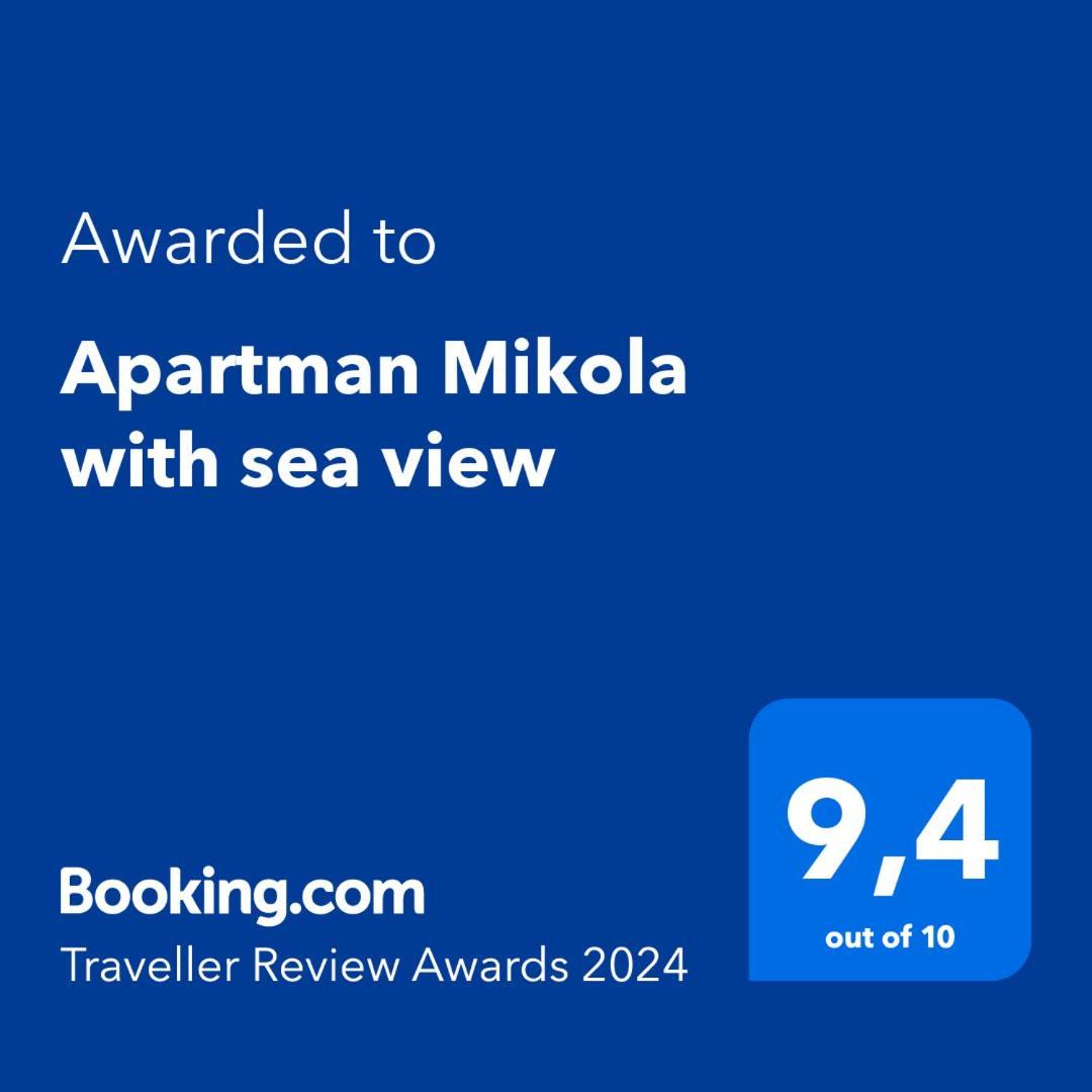 Apartman Mikola With Sea View トロギール エクステリア 写真
