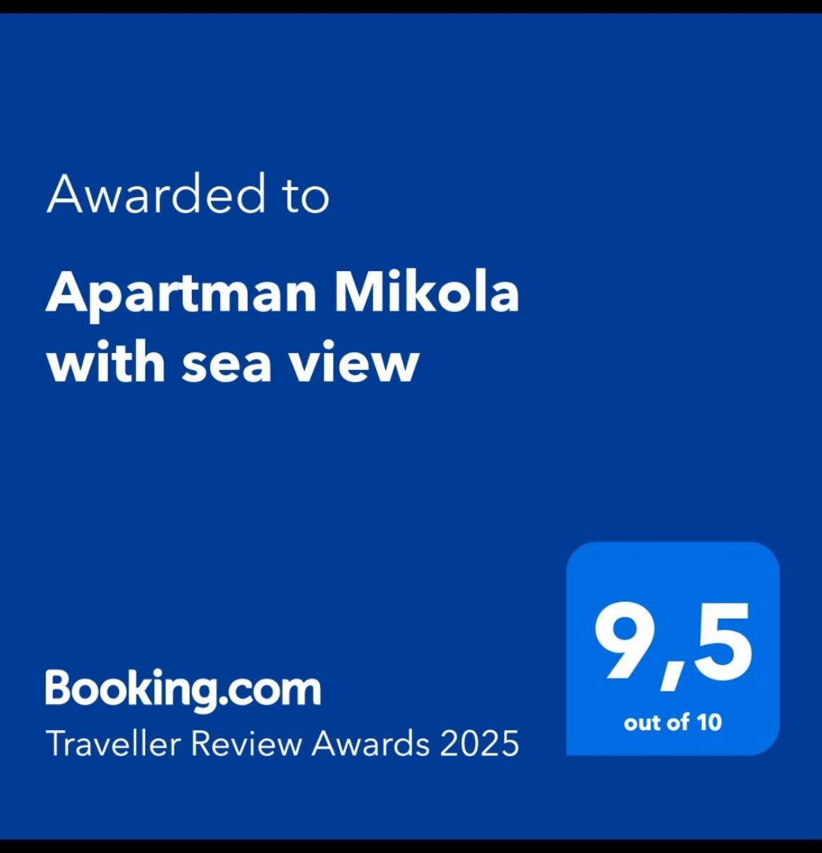 Apartman Mikola With Sea View トロギール エクステリア 写真